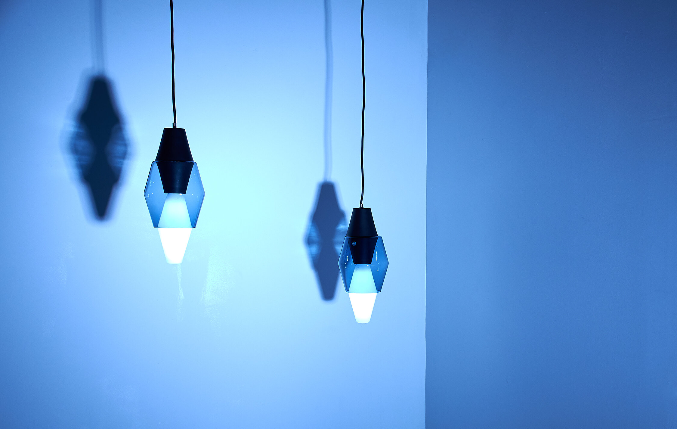 Original Tapio Wirkkala Pendant Lights by Airam circa 1958 a Pair